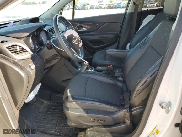 2016 Buick Encore with VIN KL4CJESB5GB588217, listed as a Copart auction lot 72054404 with 0 mi miles and Salvage Title. Bid and sale history available at carsss.com. Image 7.