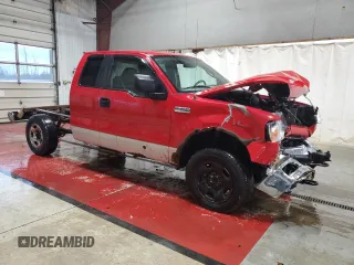 2005 Ford F-150 STX with VIN 1FTRX14W65NA43548, listed as a Copart auction lot 53293315 with Not Provided miles and Salvage Title. Bid and sale history available at carsss.com. Image 4.