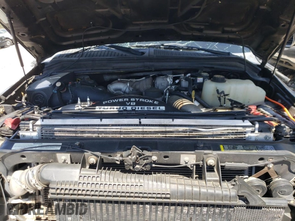 2009 Ford F-250 XL with VIN 1FTSW21R09EA35136, listed as a Copart auction lot 53234565 with 243,527 mi miles and Salvage title. Bid and sale history available at DreamBid. Image 12.