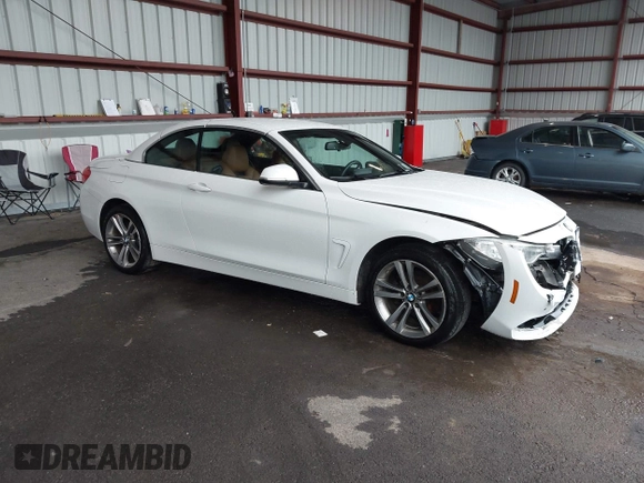 2017 BMW 4 Series 430i xDrive z VIN WBA4U9C30H5H64364, wystawiony jako IAAI lot #42502753 z przebiegiem 100 988 mil mil oraz . Historia ofert i sprzedaży dostępna na DreamBid. Obrazek 1.