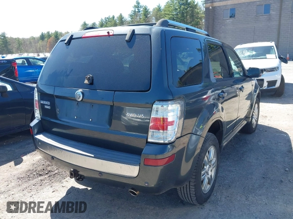 2008 Mercury Mariner Premier with VIN 4M2CU97128KJ17187, listed as a IAAI auction lot 42013792 with 162,780 mi miles. Bid and sale history available at carsss.com. Image 4.