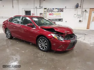 2015 Toyota Camry Hybrid LE with VIN 4T1BD1FK4FU151061, listed as a IAAI auction lot 41455566 with 96,622 mi miles. Bid and sale history available at carsss.com. Image 1.