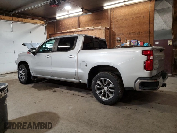 2021 Chevrolet Silverado 1500 LT with VIN 1GCUYDET7MZ189364, listed as a Copart auction lot 83986924 with 0 mi miles and Salvage Title. Bid and sale history available at carsss.com. Image 2.