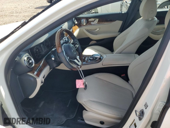 2020 Mercedes-Benz E 450 with VIN WDDZF6JB9LA734326, listed as a Copart auction lot 53639565 with 21,563 mi miles and Salvage Title. Bid and sale history available at DreamBid. Image 7.