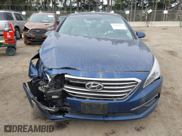 2016 Hyundai Sonata SE z VIN 5NPE24AF7GH327194, wystawiony jako IAAI lot #41393113 z przebiegiem Nie podano mil oraz . Historia ofert i sprzedaży dostępna na DreamBid. Obrazek 12.