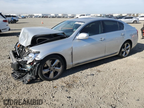 2008 Lexus GS 350 with VIN JTHBE96S380030420, listed as a Copart auction lot 47260175 with 125,476 mi miles and Salvage Title. Bid and sale history available at carsss.com. Image 1.