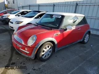 2004 MINI Hardtop with VIN WMWRC33474TJ53569, listed as a Copart auction lot 72429454 with 154,713 mi miles and Salvage Title. Bid and sale history available at DreamBid. Image 1.
