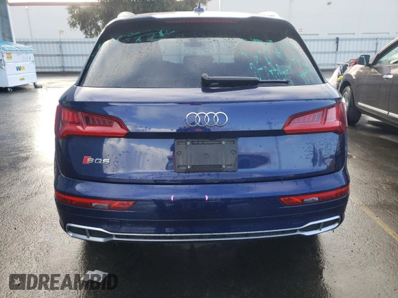 2018 Audi SQ5 Prestige with VIN WA1C4AFY9J2125812, listed as a Copart auction lot 83863484 with 87,142 mi miles and Salvage Title. Bid and sale history available at DreamBid. Image 6.