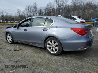 2014 Acura RLX with VIN JH4KC1F31EC002626, listed as a Copart auction lot 43201315 with 180,901 mi miles and Salvage Title. Bid and sale history available at carsss.com. Image 2.
