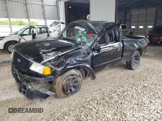 2001 Ford Ranger XL with VIN 1FTYR10UX1PA66355, listed as a Copart auction lot 54159255 with 217,344 mi miles and Salvage title. Bid and sale history available at DreamBid. Image 1.