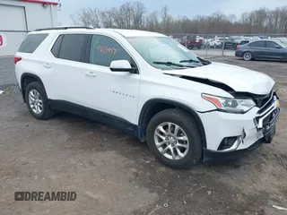 2019 Chevrolet Traverse LT Cloth z VIN 1GNERGKW4KJ285649, wystawiony jako IAAI lot #42113957 z przebiegiem 89 391 mil mil oraz . Historia ofert i sprzedaży dostępna na DreamBid. Obrazek 1.