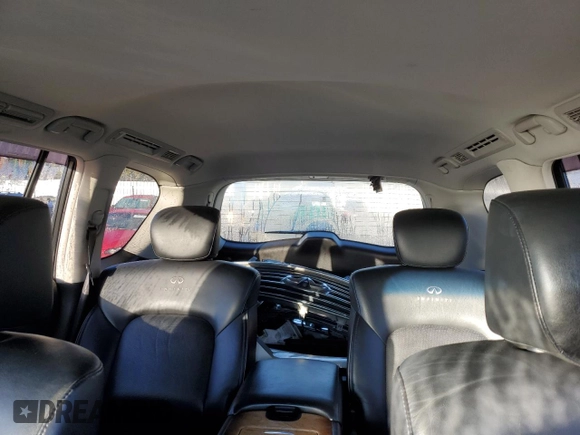 2012 Infiniti QX56 7-passenger with VIN JN8AZ2NE1C9021857, listed as a Copart auction lot 76967164 with 153,958 mi miles and Salvage Title. Bid and sale history available at carsss.com. Image 10.