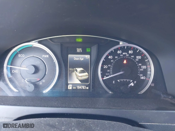 2015 Toyota Camry Hybrid LE with VIN 4T1BD1FK7FU163026, listed as a IAAI auction lot 41651247 with 184,783 mi miles. Bid and sale history available at carsss.com. Image 7.