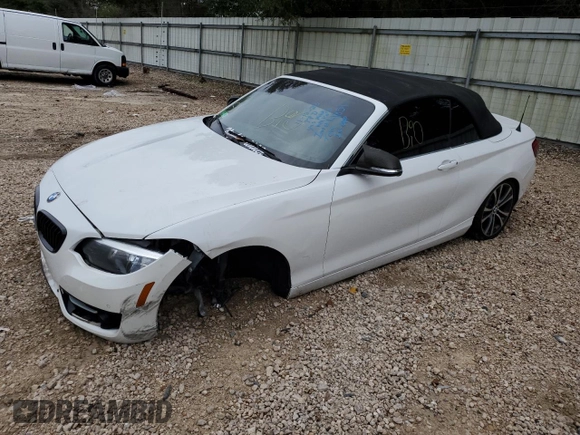 2017 BMW 2 Series 230i with VIN WBA2K9C38H7A26264, listed as a Copart auction lot 78529063 with 64,996 mi miles. Bid and sale history available at carsss.com. Image 1.
