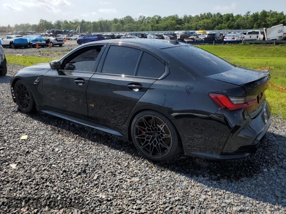 2024 BMW M3 Competition with VIN WBS33AY07RFR51488, listed as a Copart auction lot 61387385 with Not provided miles and Salvage title. Bid and sale history available at DreamBid. Image 2.
