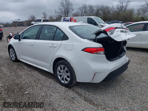 2024 Toyota Corolla LE with VIN 5YFB4MDE1RP177251, listed as a IAAI auction lot 41907837 with 12,574 mi miles. Bid and sale history available at carsss.com. Image 3.