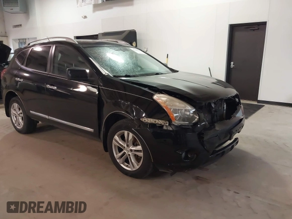 2012 Nissan Rogue SV with VIN JN8AS5MV6CW352006, listed as a IAAI auction lot 41206198 with 136,258 mi miles. Bid and sale history available at carsss.com. Image 1.