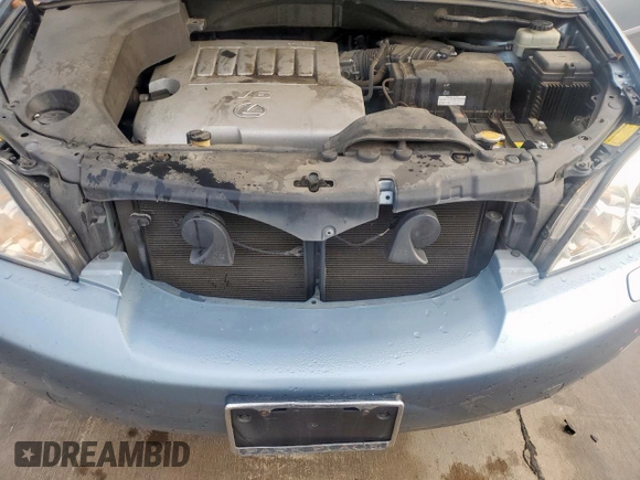 2007 Lexus RX 350 with VIN 2T2HK31U07C026996, listed as a Copart auction lot 54485515 with 46,584 mi miles and Salvage Title. Bid and sale history available at DreamBid. Image 12.