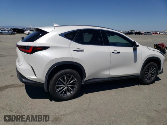2022 Lexus NX 350h Premium z VIN JTJGKCEZ2N2008532, wystawiony jako Copart lot #57531565 z przebiegiem 55 348 mil mil oraz Szkoda całkowita • Salvage title. Historia ofert i sprzedaży dostępna na DreamBid. Obrazek 3.