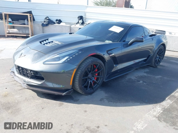 2017 Chevrolet Corvette Z06 3LZ with VIN 1G1YU2D65H5603471, listed as a IAAI auction lot 41610257 with 61,194 mi miles. Bid and sale history available at carsss.com. Image 2.