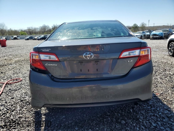 2012 Toyota Camry L with VIN 4T1BF1FK3CU036313, listed as a Copart auction lot 50185315 with 257,471 mi miles and Salvage Title. Bid and sale history available at carsss.com. Image 6.
