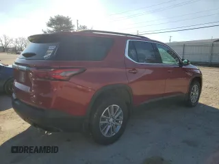 2023 Chevrolet Traverse LT Cloth with VIN 1GNEVGKW6PJ147694, listed as a Copart auction lot 44788295 with 43,415 mi miles and Salvage Title. Bid and sale history available at carsss.com. Image 3.