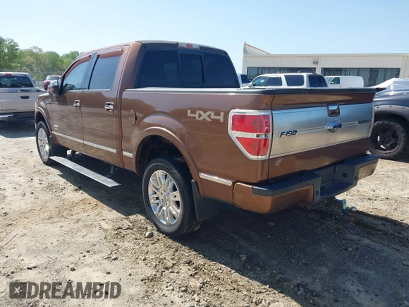 2011 Ford F-150 XLT with VIN 1FTFW1ET3BFB79149, listed as a IAAI auction lot 41967992 with 203,580 mi miles. Bid and sale history available at carsss.com. Image 3.