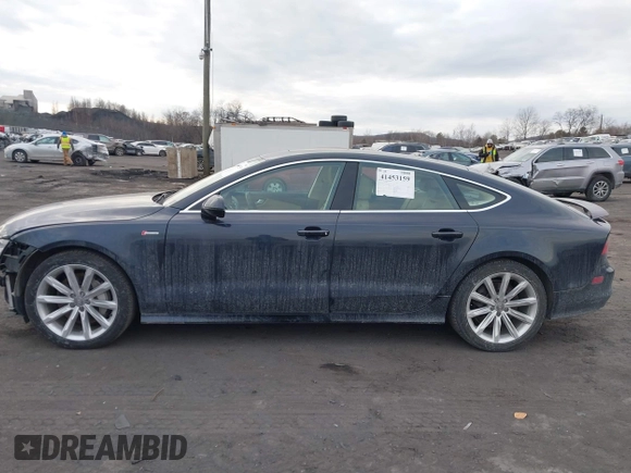 2014 Audi A7 3.0 Prestige with VIN WAU2GAFC5EN071911, listed as a IAAI auction lot 41453159 with 120,569 mi miles. Bid and sale history available at carsss.com. Image 14.