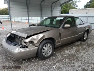 2003 Mercury Grand Marquis LS Premium with VIN 2MEHM75W93X688999, listed as a Copart auction lot 72508584 with 176,310 mi miles and Salvage Title. Bid and sale history available at carsss.com. Image 1.