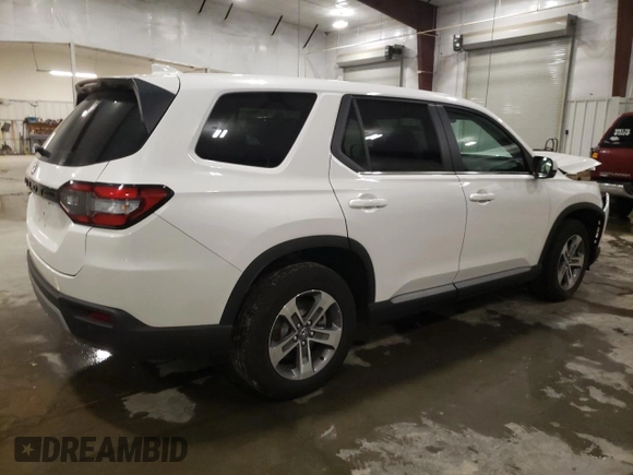 2024 Honda Pilot EX-L 8 Passenger with VIN 5FNYG1H45RB036535, listed as a Copart auction lot 78536024 with 7,167 mi miles and Salvage Title. Bid and sale history available at carsss.com. Image 3.