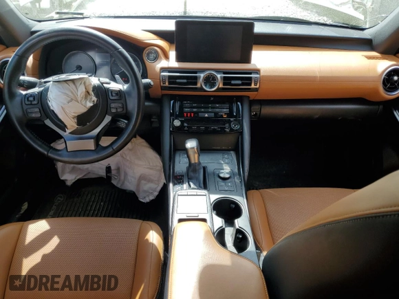 2021 Lexus IS with VIN JTHCA1D21M5109473, listed as a Copart auction lot 50994855 with 65,111 mi miles and Salvage Title. Bid and sale history available at carsss.com. Image 8.