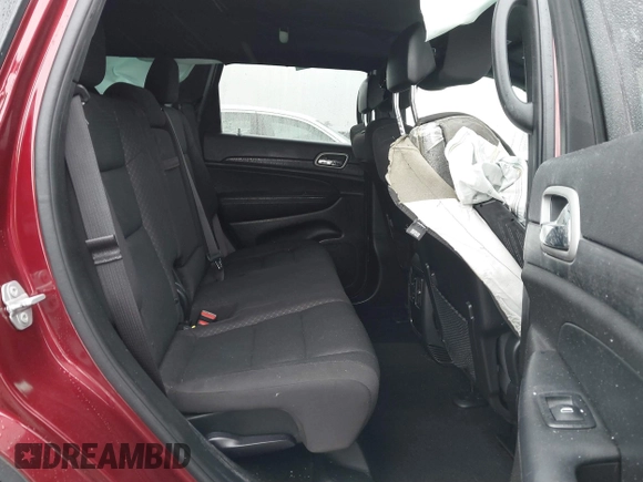 2021 Jeep Grand Cherokee Laredo X with VIN 1C4RJEAG4MC681989, listed as a IAAI auction lot 41571341 with 61,090 mi miles and . Bid and sale history available at DreamBid. Image 8.
