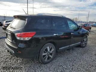 2014 Nissan Pathfinder Platinum with VIN 5N1AR2MM9EC734351, listed as a Copart auction lot 80862943 with 131,276 mi miles and Salvage Title. Bid and sale history available at carsss.com. Image 3.