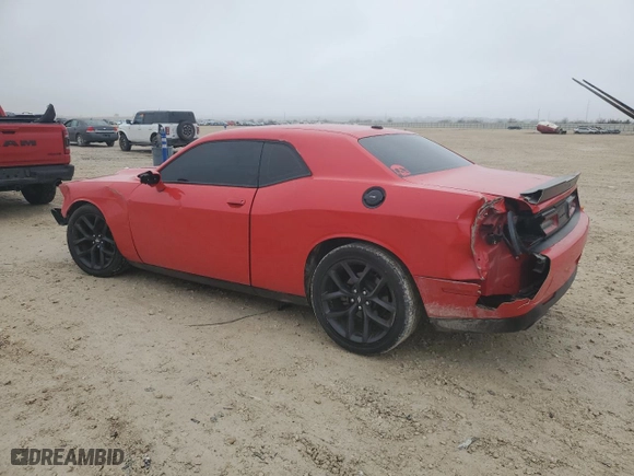 2021 Dodge Challenger GT with VIN 2C3CDZJG6MH596884, listed as a Copart auction lot 43246565 with 50,306 mi miles and Salvage Title. Bid and sale history available at carsss.com. Image 2.