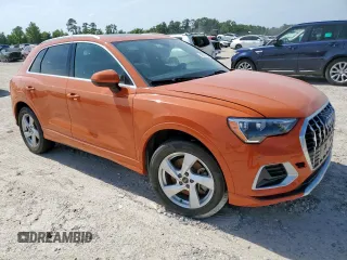 2021 Audi Q3 Premium with VIN WA1AUCF36M1060404, listed as a Copart auction lot 56501285 with 66,594 mi miles and Salvage title. Bid and sale history available at DreamBid. Image 4.