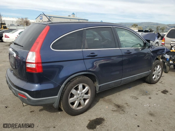 2008 Honda CR-V EX-L with VIN JHLRE48748C045800, listed as a Copart auction lot 47314405 with 259,965 mi miles and Salvage Title. Bid and sale history available at carsss.com. Image 3.