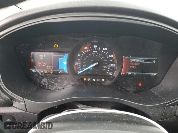 2018 Ford Fusion SE with VIN 3FA6P0HD9JR281283, listed as a Copart auction lot 49253585 with 99,777 mi miles and Salvage Title. Bid and sale history available at carsss.com. Image 9.