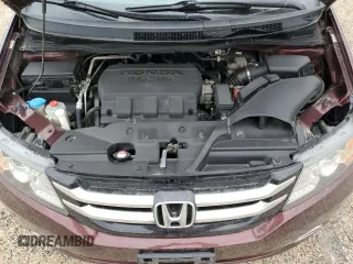 2016 Honda Odyssey Touring Elite with VIN 5FNRL5H9XGB109463, listed as a Copart auction lot 57483225 with 182,450 mi miles and Salvage title. Bid and sale history available at DreamBid. Image 12.