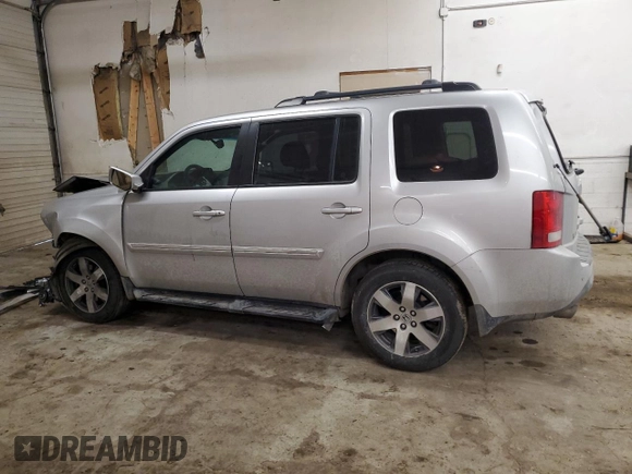2014 Honda Pilot Touring with VIN 5FNYF4H95EB040840, listed as a Copart auction lot 45274255 with Not Provided miles and Salvage Title. Bid and sale history available at DreamBid. Image 2.