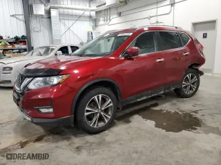 2019 Nissan Rogue SL with VIN 5N1AT2MV2KC710575, listed as a Copart auction lot 47081315 with 126,924 mi miles and Salvage Title. Bid and sale history available at carsss.com. Image 1.