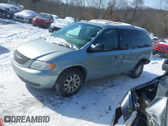 2003 Chrysler Town & Country LX with VIN 2C4GP44L43R224016, listed as a IAAI auction lot 41370108 with 122,418 mi miles and . Bid and sale history available at DreamBid. Image 2.