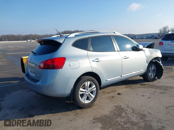 2013 Nissan Rogue S with VIN JN8AS5MV2DW121234, listed as a IAAI auction lot 41681471 with 143,326 mi miles and . Bid and sale history available at DreamBid. Image 4.