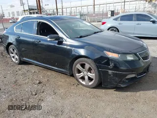 2012 Acura TL Tech Auto with VIN 19UUA8F56CA036405, listed as a IAAI auction lot 41550265 with 118,019 mi miles. Bid and sale history available at carsss.com. Image 1.