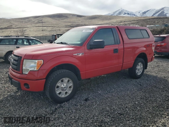 2010 Ford F-150 XL with VIN 1FTMF1E83AKE24251, listed as a Copart auction lot 48004625 with 106,467 mi miles and Salvage Title. Bid and sale history available at DreamBid. Image 1.