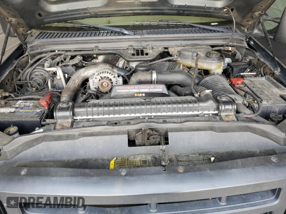 2007 Ford F-250 XL with VIN 1FTSX21P57EA29325, listed as a Copart auction lot 56351275 with 168,834 mi miles and Salvage title. Bid and sale history available at DreamBid. Image 11.