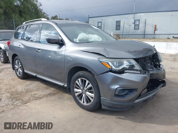 2017 Nissan Pathfinder S with VIN 5N1DR2MN3HC601112, listed as a IAAI auction lot 41949035 with 109,612 mi miles and . Bid and sale history available at DreamBid. Image 1.