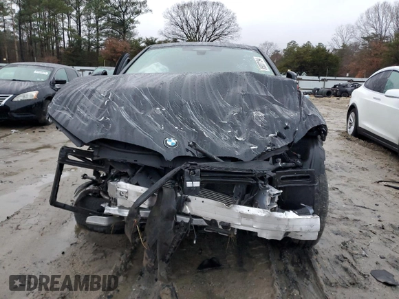 2022 BMW X6 xDrive40i with VIN 5UXCY6C01N9L53286, listed as a Copart auction lot 85007194 with 0 mi miles and Salvage Title. Bid and sale history available at carsss.com. Image 5.
