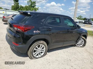 2021 Chevrolet TrailBlazer LS with VIN KL79MMS28MB104034, listed as a Copart auction lot 62546924 with 45,753 mi miles and Salvage Title. Bid and sale history available at DreamBid. Image 3.