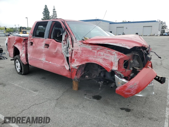 2006 Ford F-150 XLT with VIN 1FTPW12506KD92390, listed as a Copart auction lot 58854425 with Not provided miles and Salvage title. Bid and sale history available at DreamBid. Image 4.