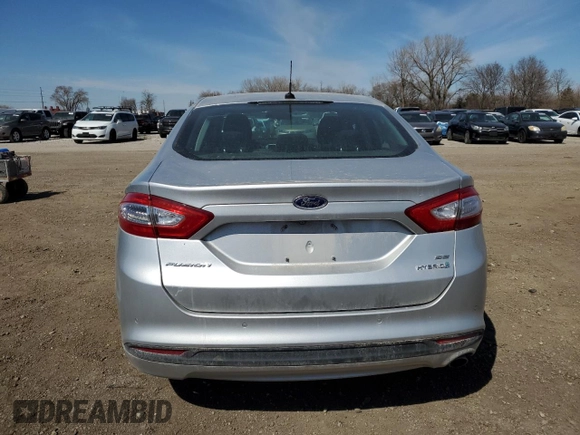 2016 Ford Fusion SE Hybrid with VIN 3FA6P0LU4GR352115, listed as a Copart auction lot 50616775 with 86,579 mi miles and Salvage title. Bid and sale history available at DreamBid. Image 6.